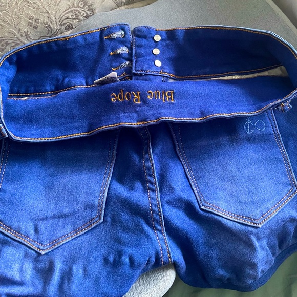 Denim high waist shorts - Picture 4 of 5